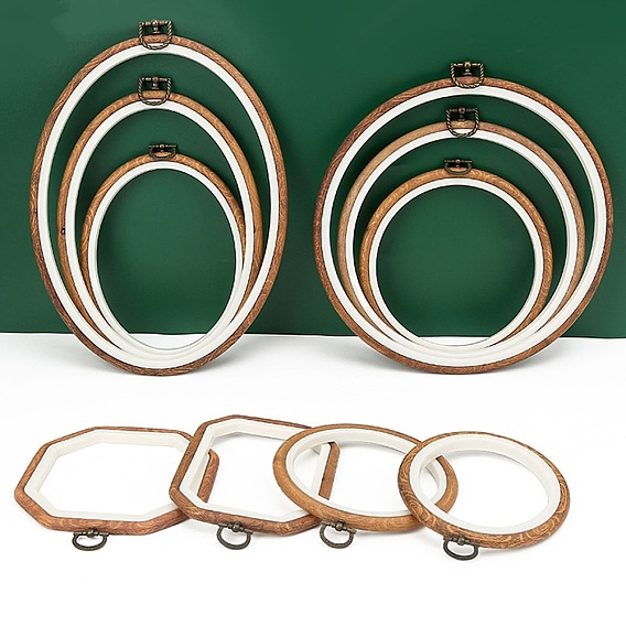 Пяльцы для вышивки крестом из абс-пластика, вышитая рамка дисплея, аксессуары для швейных инструментов