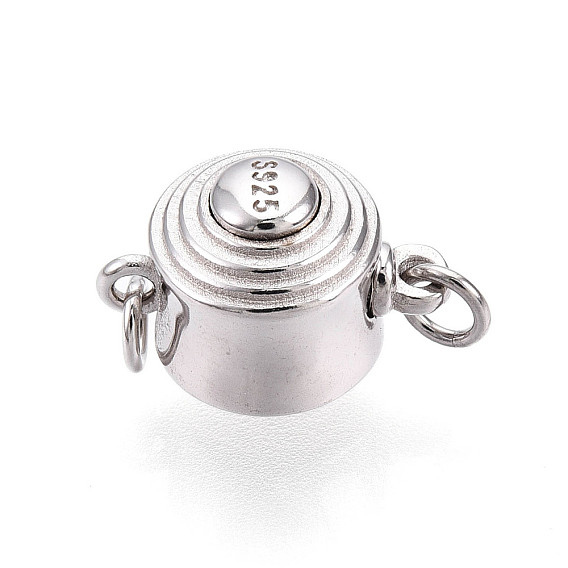 925 застежка из стерлингового серебра, столбец с s925 штампом, с целью перехода в кольце