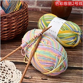 6-Ply Milk Cotton Knitting Acrylic Fiber Yarn, for Weaving, Knitting & Crochet