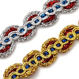 Филигранная кружевная отделка из полиэстера, волнистая обрезка для украшения домашнего текстиля