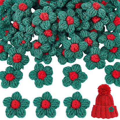 Аксессуары для вязания из хлопка ручной работы, для шитья поделок, цветок