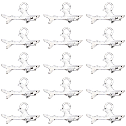 Тибетский стиль сплава цинка подвески, форма акулы, без свинца и без кадмия