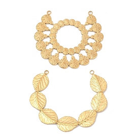 304 подвески из нержавеющей стали, ионное покрытие (ip), плоская круглая/листовая подвеска