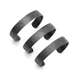 Браслеты-манжеты из нержавеющей стали викинг для женщин и мужчин