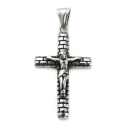 316 хирургические подвески из нержавеющей стали, крест с оберегом Иисуса