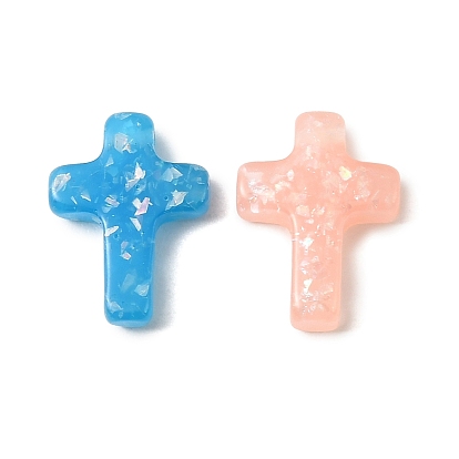 Непрозрачные подвески смолы, крест прелести