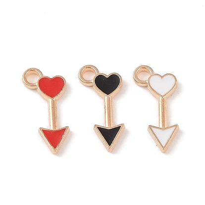 Подвески из эмали и сплава, золотой свет, очарование стрелы