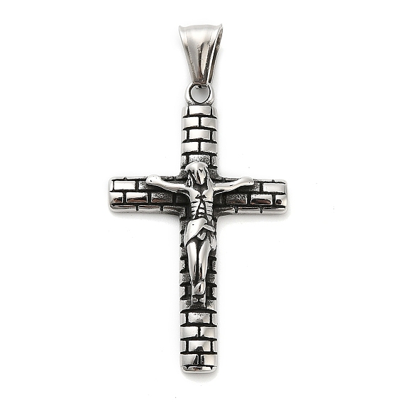 316 хирургические подвески из нержавеющей стали, крест с оберегом Иисуса