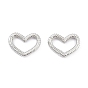 925 пружинные кольца из стерлингового серебра, сердце