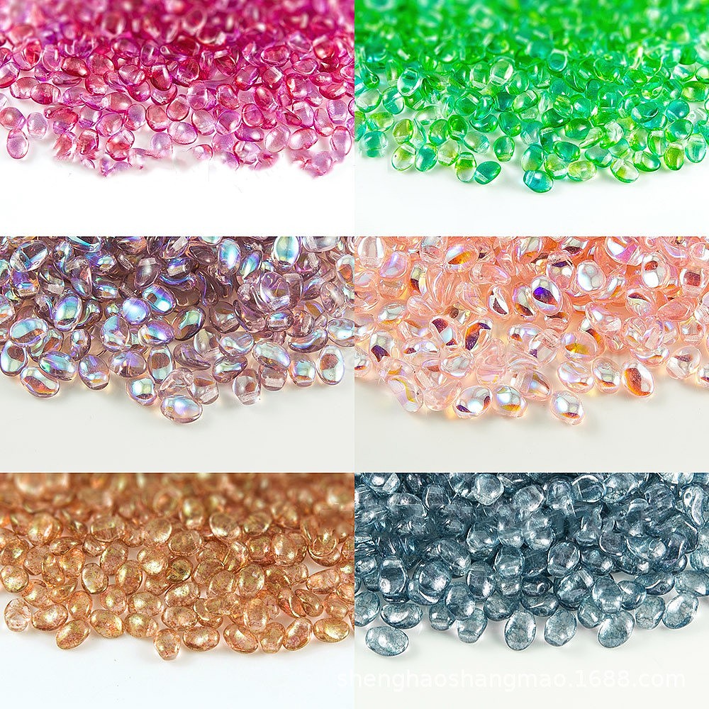 round 6mm Glass pearls 70 beads