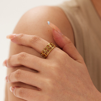 304 из нержавеющей стали Манжета кольца для женщин