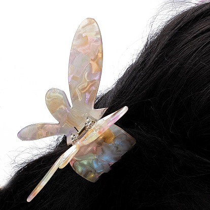 Butterfly PVC Plastic Claw Hair Clips, for Women Girls