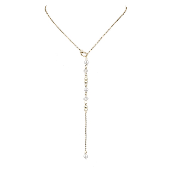 Ожерелья с подвесками из ракушек и жемчуга, с 304 цепями из нержавеющей стали для женщин