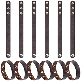 18 шт. браслеты из искусственной кожи с застежкой для женщин и мужчин