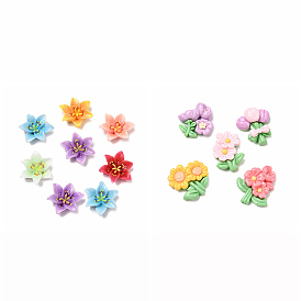 Непрозрачные кабошоны Рейна, цветок