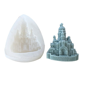 Saint Sophia Cathedral DIY Food Grade Silicone Candle Molds, Aromatherapy Candle Moulds, Scented Candle Making Molds