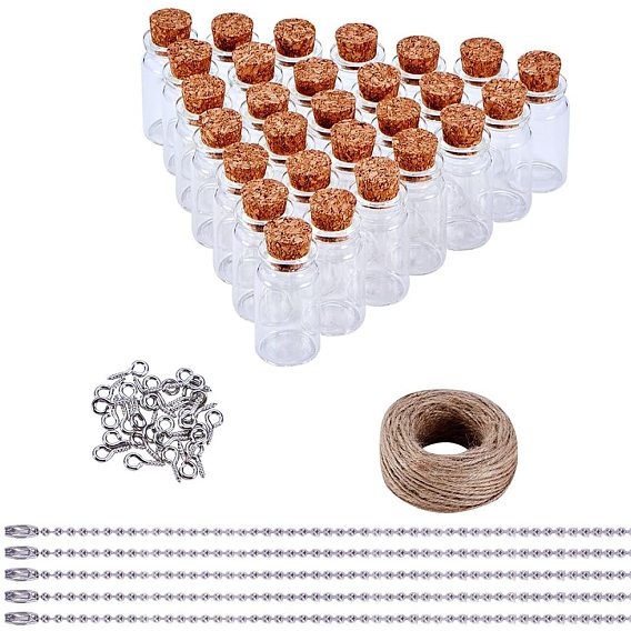 Стеклянная банка, с пробкой, шарик контейнеры