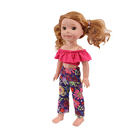Cloth Doll Outfits, for Girl Doll Dressing Accessories