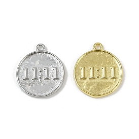 Латунные подвески, плоско-круглые, долговечный, без кадмия и без свинца, стойки покрытие