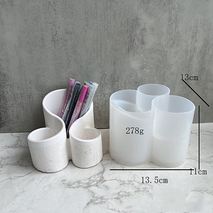 Moules en silicone pour pots de rangement, moules de dessous de verre en résine, pour la résine UV, fabrication artisanale de résine époxy