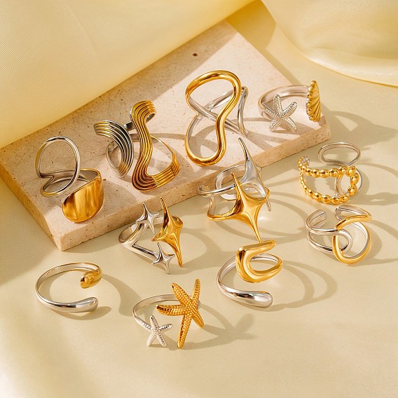 Регулируемые 304 манжеты из нержавеющей стали для женщин