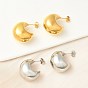 304 серьги-гвоздики из нержавеющей стали для женщин, луна