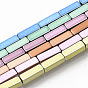 Electroplated Non-magnetic Synthetic Hematite Beads Strands, Cuboid