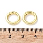 925 Sterling Steel Spring Gate Rings, Round Ring with 925 Stamp