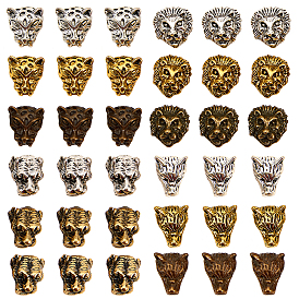 Tibetan Style Alloy Beads, Mixed Shapes