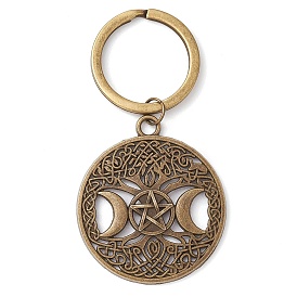 Alloy Keychain, with Alloy Rings