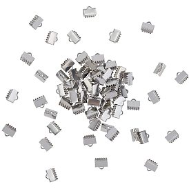 304 концы обжимные ленты нержавеющие, прямоугольные