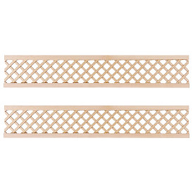 Деревянный забор и украшение двора, миниатюры для кукольных домиков, прямоугольные