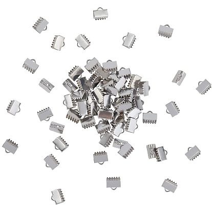 304 концы обжимные ленты нержавеющие, прямоугольные