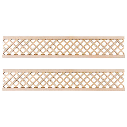 Деревянный забор и украшение двора, миниатюры для кукольных домиков, прямоугольные