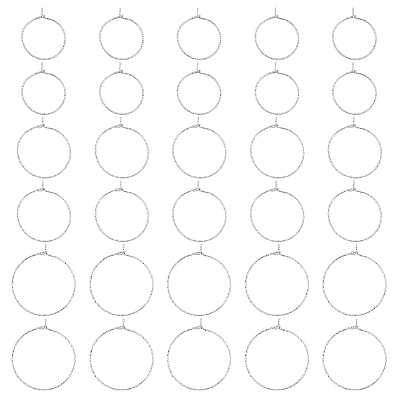 90шт. 3 размер 316 фурнитура для сережек-колец из хирургической нержавеющей стали, кольца для бокалов вина