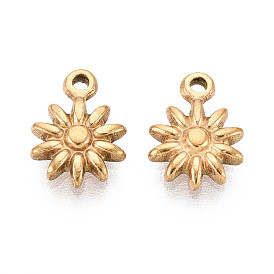 304 подвески-солнце из нержавеющей стали, ионное покрытие (ip)