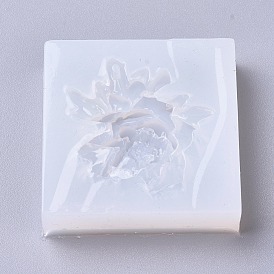 DIY Anhänger Silikonformen, Gießformen aus Harz, für UV-Harz, Epoxidharz Schmuckherstellung, Blume