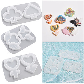 DIY Silicone Molds, Resin Casting Molds, For UV Resin, Epoxy Resin Jewelry Making, White