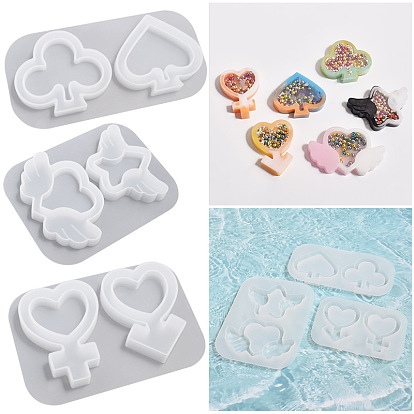 DIY Silicone Molds, Resin Casting Molds, For UV Resin, Epoxy Resin Jewelry Making, White