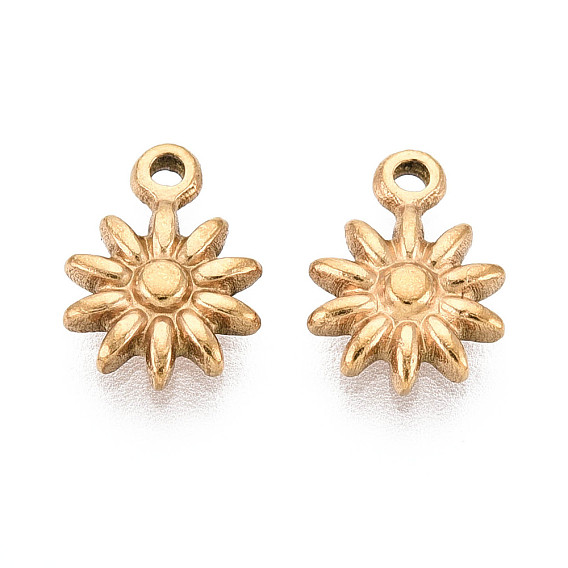 304 подвески-солнце из нержавеющей стали, ионное покрытие (ip)