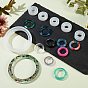 7Pcs 7 Style Silicone Ring & Bangle Molds, Resin Casting Molds, For UV Resin, Epoxy Resin Jewelry Making