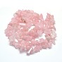 Natural Rose Quartz Beads Strands, Chips