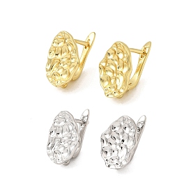 Ограненные самородки, латунные микропаве, прозрачные кубические цирконии, фурнитура для сережек-колец, долговечный, защёлка с петлёй