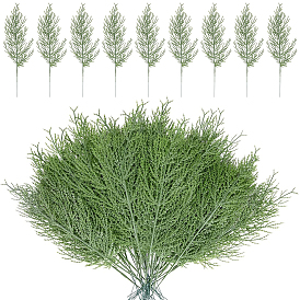 25шт. искусственные пластиковые сосновые ветки, Новогоднее украшение