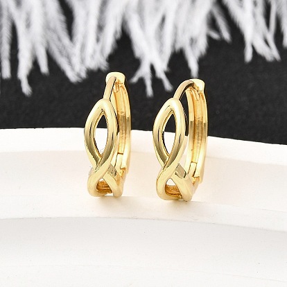 Серьги-кольца из латуни бесконечности для женщин
