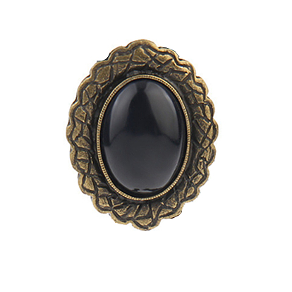 Accessoires de fermoir coulissant pour cravate bolo en alliage et résine, avec bouton en fer, pour la fabrication de cravates bolo diy, sans nickel, ovale