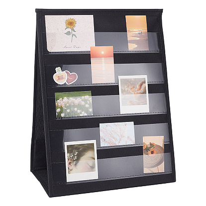 Carte de poche de table en tissu, tableau noir rectangulaire