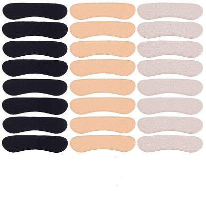 12 пар 3 цветов, износостойкие накладки на пятки из волокна, самоклеящиеся накладки на пятки