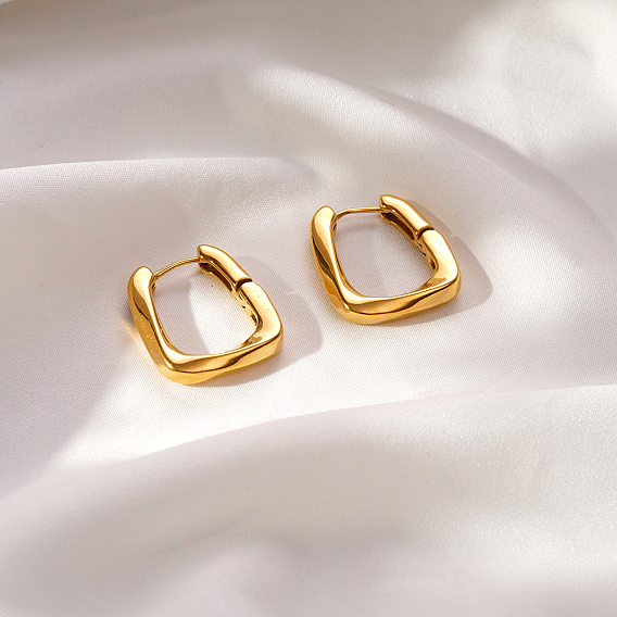 304 Stainless Steel Hoop Earrings for Women