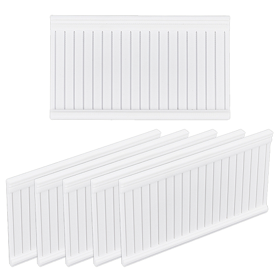 Модель настенной наклейки из пластикового прямоугольника, аксессуары для кукольного домика